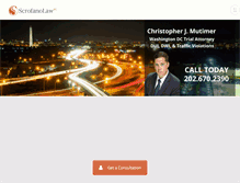 Tablet Screenshot of dc-dui-lawyer.com